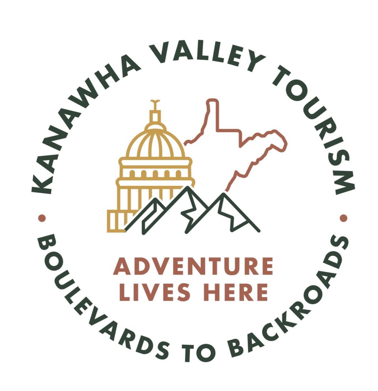 Kanawha Valley CVB_Round Logo